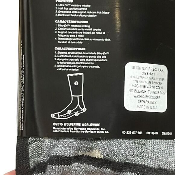 Harley-Davidson Double Camo Sock Pack, Size M, NWT - Picture 6 of 7
